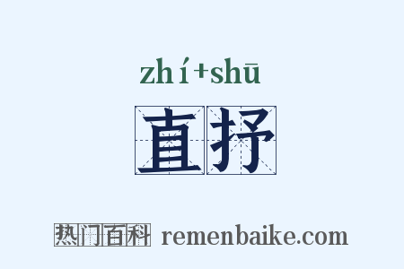 直抒是什么意思的图片